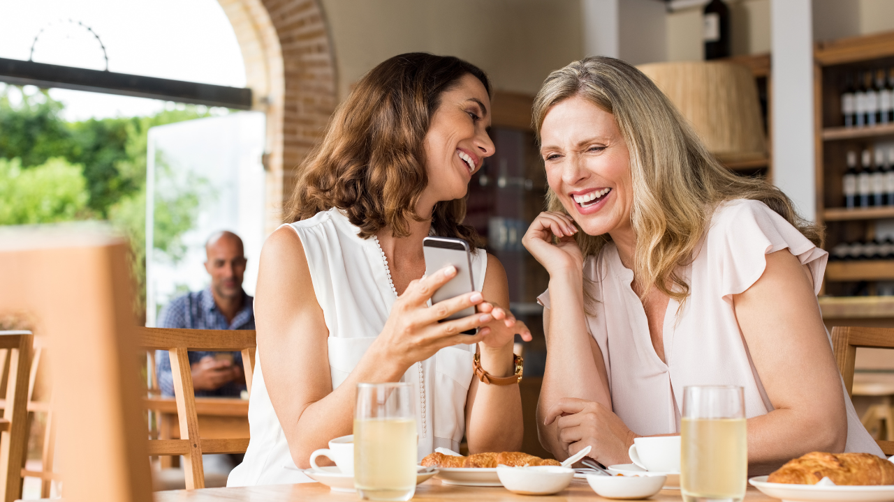 women nurturing their relationships with friends and having fun to make life-changing habits.