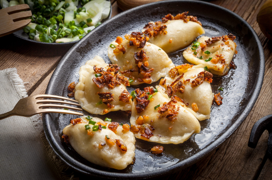 Comfort foods, pierogis 