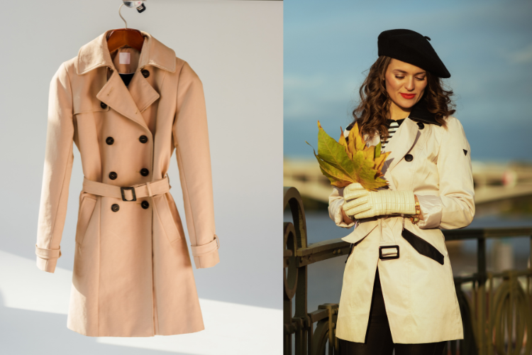 Trench coats for outfits for petite women.